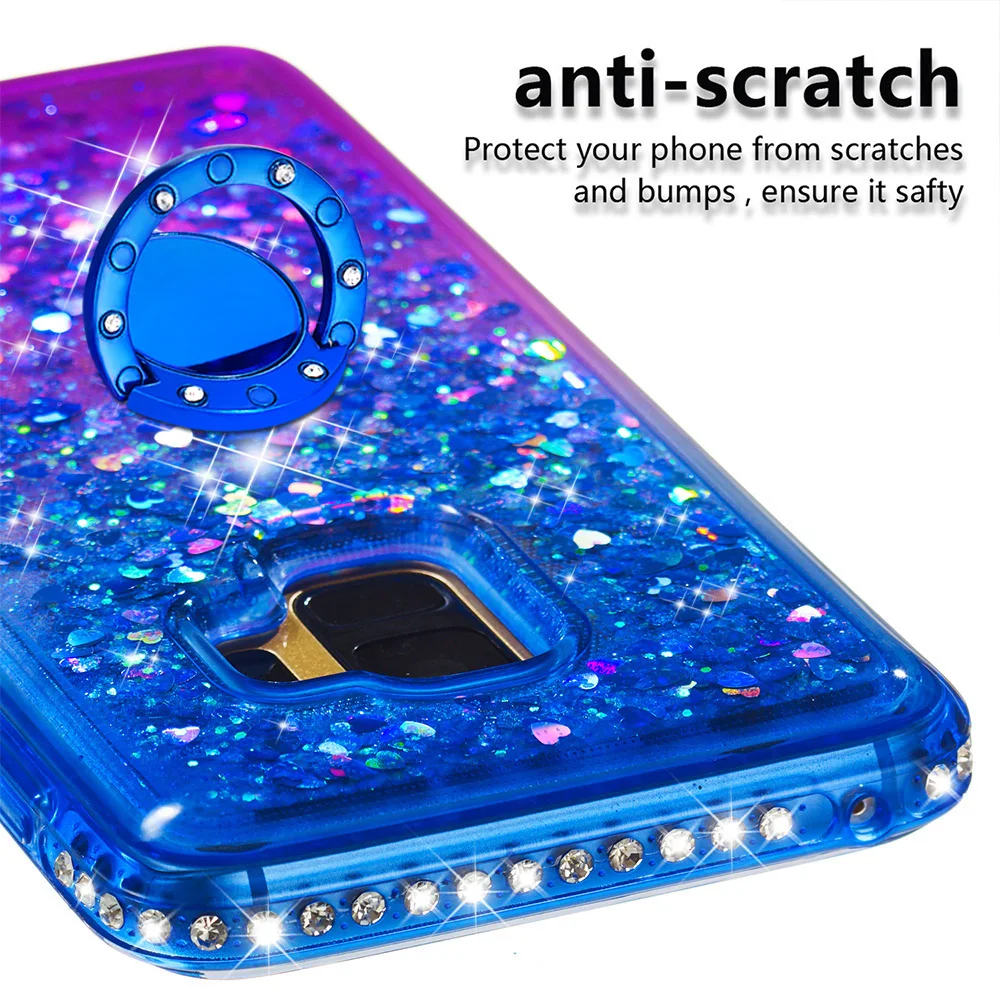 Quicksand bling Phone Case For Samsung Galaxy S9 Cover TPU Back G960F G960U G960W 5.8&quot |