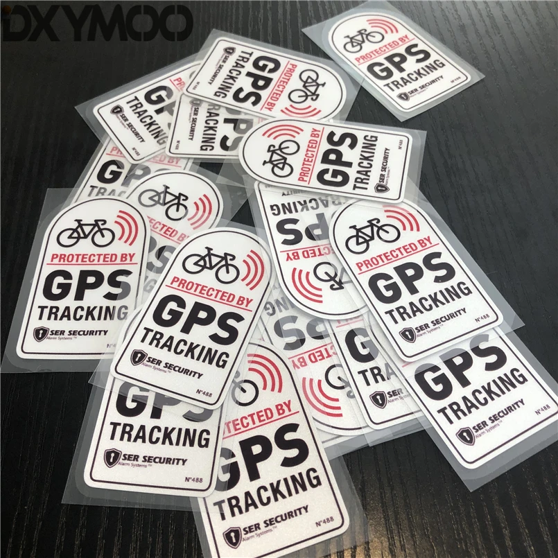 2 шт. наклейки для системы безопасности с GPS трекером Стайлинг автомобиля защита