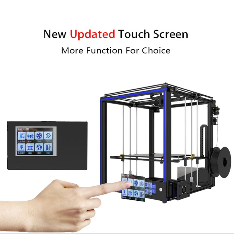 Tronxy X5ST 3D printer Large printing Size 330*330*400mm Touch screen High Precision with Screen PLA filament | Компьютеры и офис