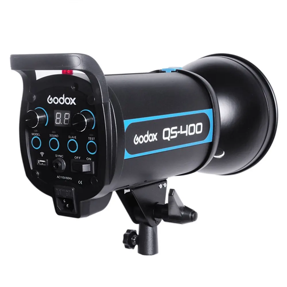 Студийная стробоскопическая вспышка Godox QS 400 400W 400WS с лампой 110 В|studio strobe|flash headstrobe