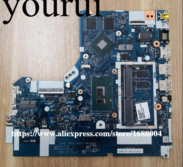Материнская плата DG421 DG521 DG721 NM-B242 для lenovo 520-15IKB i3-6006U 2,00 ГГц DDR4 Материнская плата ноутбука работают отлично