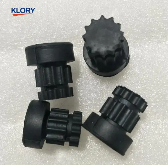 double slot Резиновая опора для Great wall C30 C50 C20 HAVAL H1 H2 H6 M2 M4 верхняя крышка двигателя одинарный/двойной паз резины(4 шт один комплект - Цвет: double slot