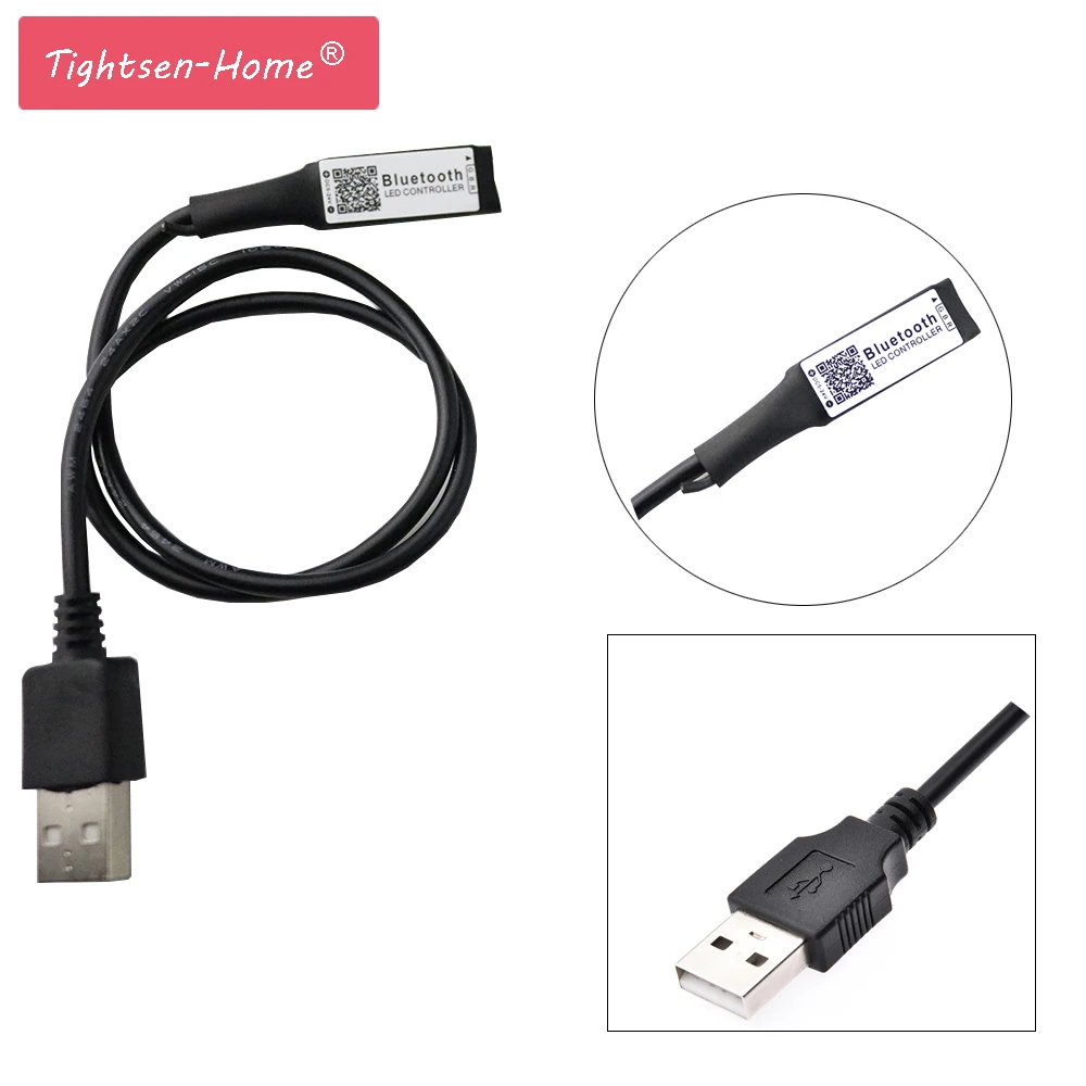 5V Mini WIFI светодиодный RGB Controller Bluetooth LED Light Strip controller Диммер 3 way 4P RGB RGBW LED Controller IOS / Android APP