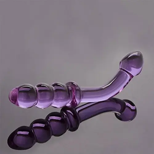 Crystal Glass Dildo Anal Beads Plug Butt Masturbation Personal Massager G-spot Stimulation Sex Toy for Male Female | Красота и
