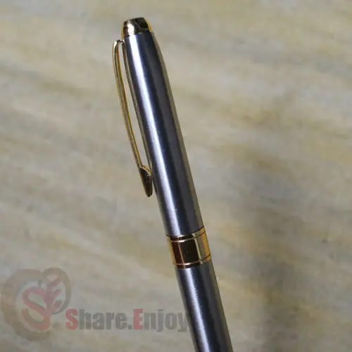 Шариковая ручка JINHAO 031 элегантная нержавеющая сталь и золотой тонкий | Канцтовары