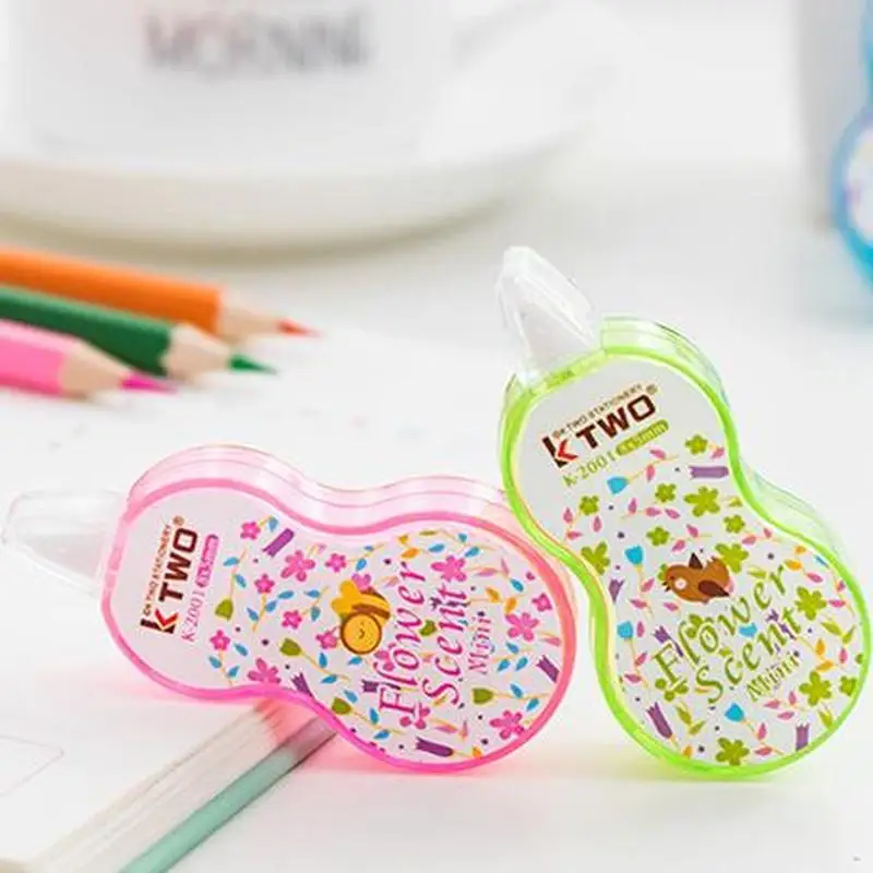 1 шт. Новинка канцелярская Маскировочная лента кавайные корректирующие ленты с