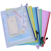 gridding waterproof zip storage bag document pen filing products pocket folder office school supplies f20173306