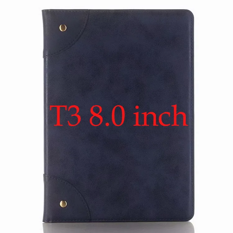 8.0 Чехол для huawei MediaPad T3 8,0 KOB-L09 KOB-W09 8,0 дюймовый кожаный чехол-книжка бумажник чехол для huawei MediaPad T3 10 AGS-L09 AGS-L03 9,6 - Цвет: 8.0