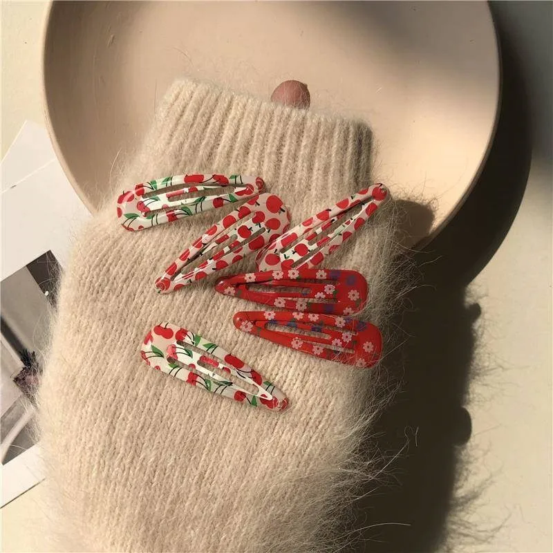 6 шт./1 комплект милая цветная шпилька конфет для девочек детские заколки волос