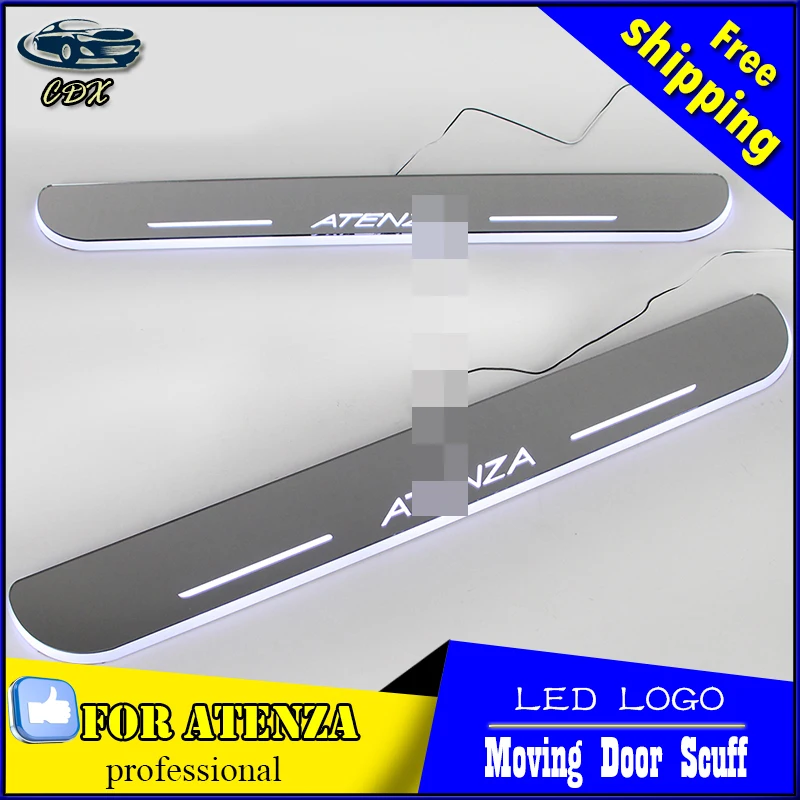Автомобильный Стайлинг светодиодный накладка на дверь для Mazda 6 ATENZA 2014 2015 дверная