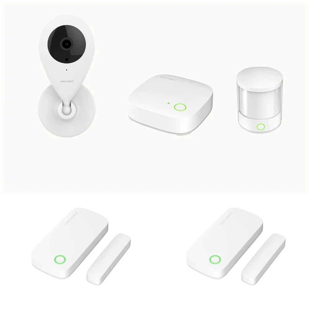 Orvibo ZigBee комплект для безопасности умного дома, профессиональный пульт дистанционного управления, Zigbee датчик движения, датчик двери и окна