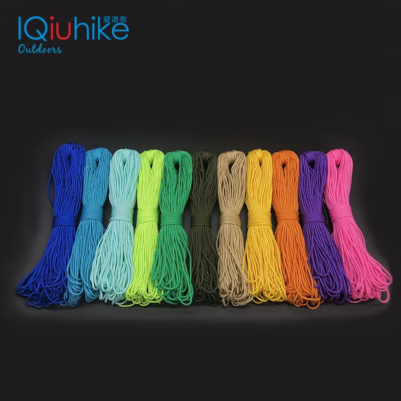 

Паракорд IQiuhike, 100 цветов, 2 мм, 100 футов, 50 футов, один стенд, сердечник, Паракорд, шнур Паракорда для изготовления ювелирных изделий, оптовая пр...