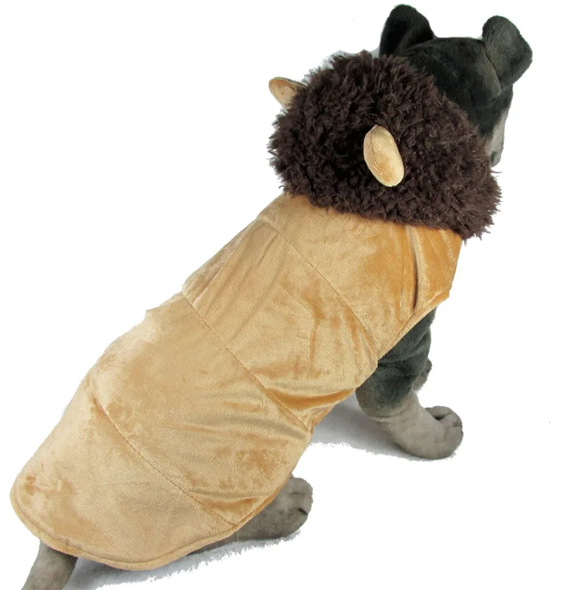 Новый Лев Косплэй для большой Товары собак Pet пальто Бесплатная доставка одежда