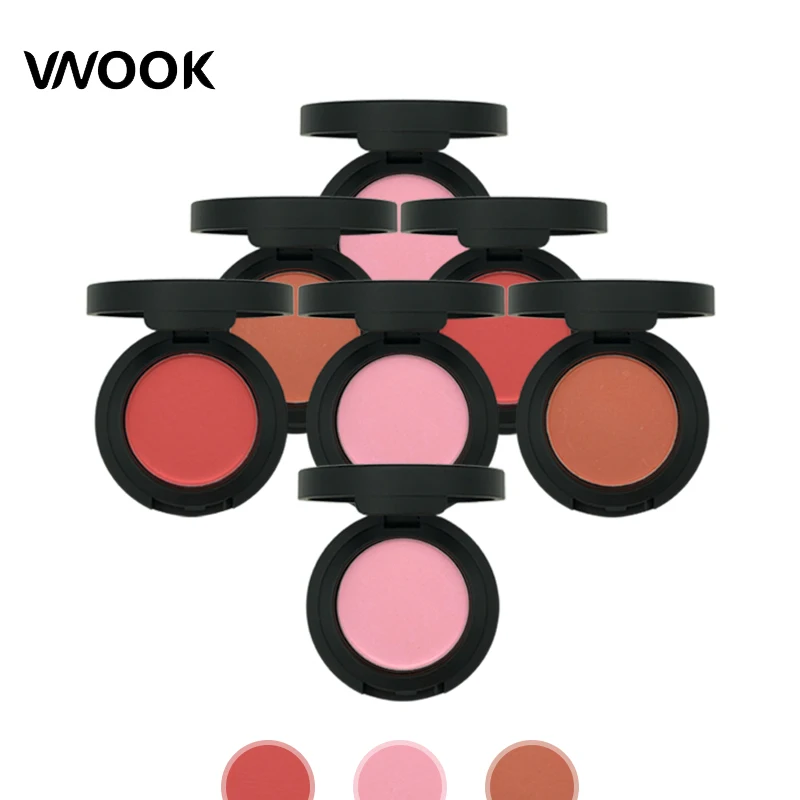 Vnook бренд макияж Палетка для румян 3 цвета порошок отбеливатель лица щек телесный