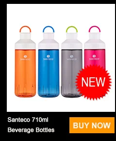 Santeco океанская серия Вакуумная бутылка для напитков из нержавеющей стали, уличная фляжка, прочная бутылка для воды без бисфенола, с уплотнительным кольцом, ручка 590 мл