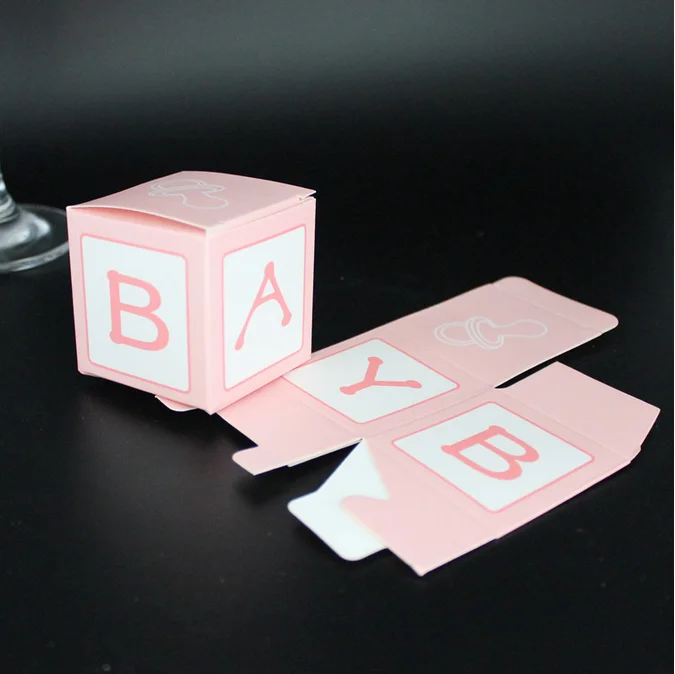 100 розовых/синих детских бутылочек для молока в европейском стиле коробка