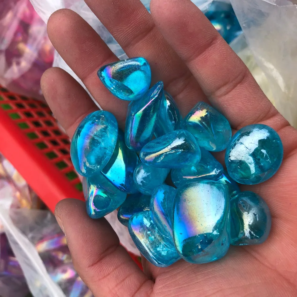 Цвет оцинкованный синий целебный рейки полировка Кристалл Атака