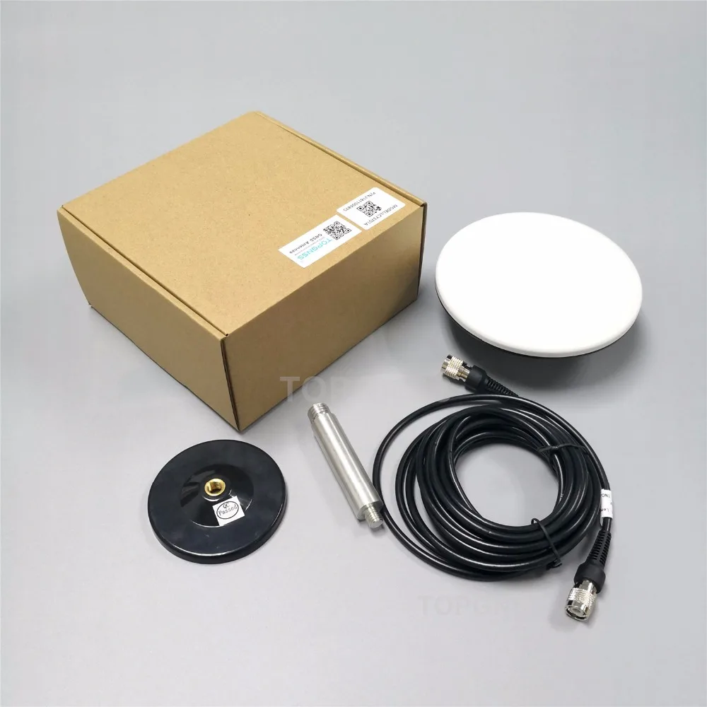 TOPGNSS RTK съемка антенна GNSS, gps/ГЛОНАСС/Beidou, RTK приемник антенна, Магнитная база, 5 м TNC-TNC кабель
