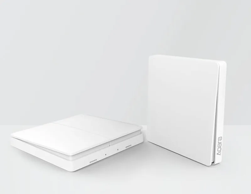 Xiao mi Aqara, настенный светильник, переключатель, Wifi, умный, Zigbee, одиночный пожарный провод, нет, нейтральный, 2 комплекта, беспроводной переключатель, mi jia mi, пульт дистанционного управления для дома