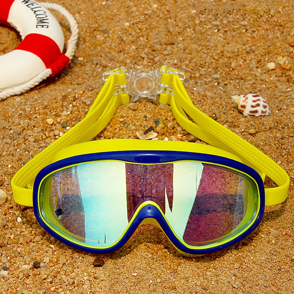 Противотуманные очки для плавания дети HD серфинг красочные широкая с защитой от