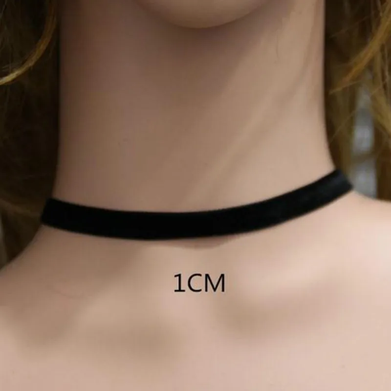 

2017 Punk Gothic Black Lace Velvet Choker Necklace tattoo choker Necklaces For Women Chocker collares mujer Collier Femme Bijoux