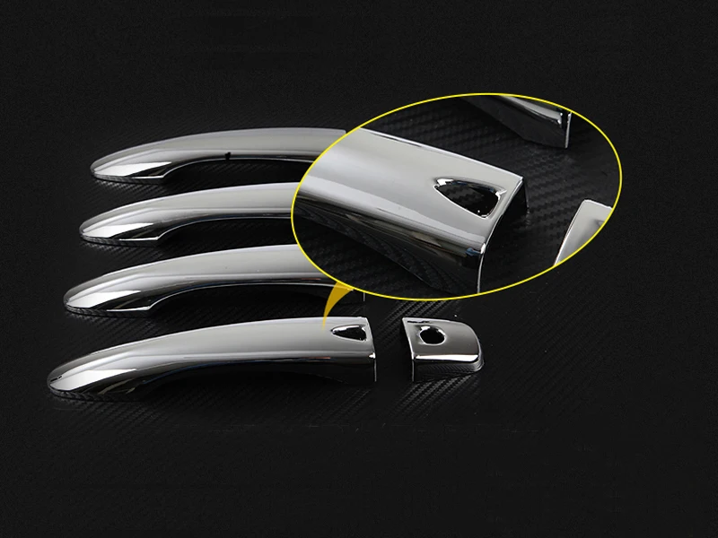 Для Nissan Kicks 2016 2017 2018 ABS хромированный наружный чехол для ручки двери автомобиля