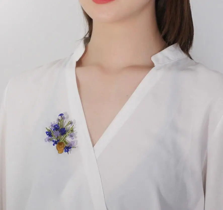 Женская Брошь В Виде Цветка CSxjd новая летняя металлическая брошь из бронзы с