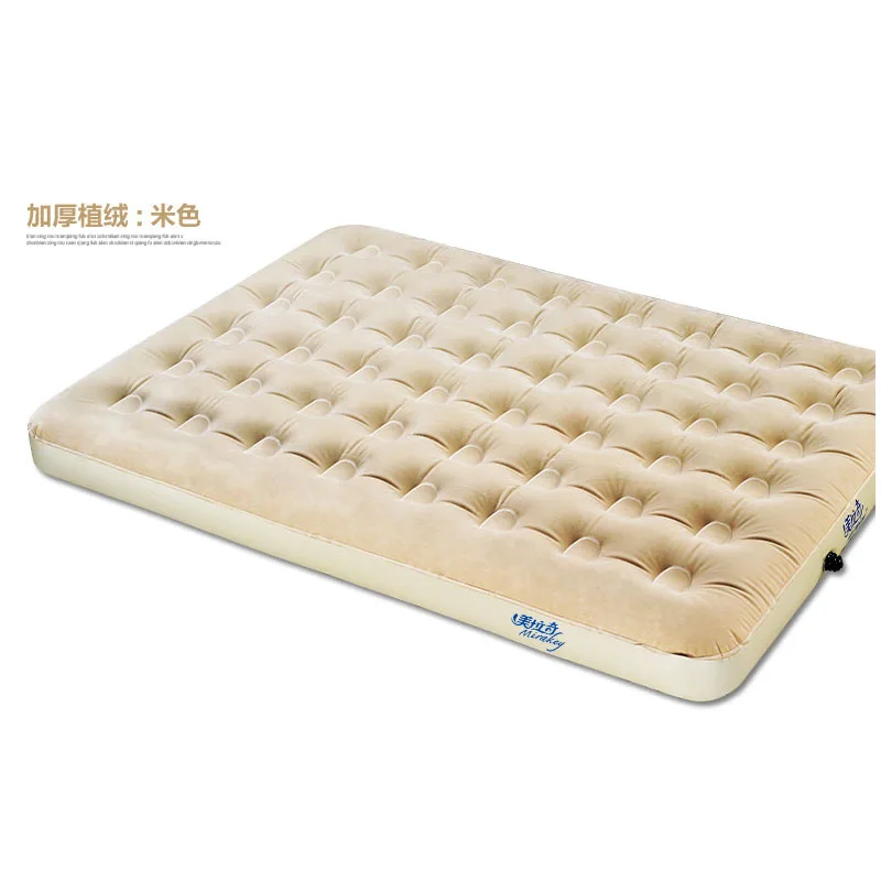 

Mirakey MLQ-27002 Built-in Foot Pump Air Mattress 137*191*22CM Double Person Inflatable Camping Mat Bedroom Furniture Air Bed