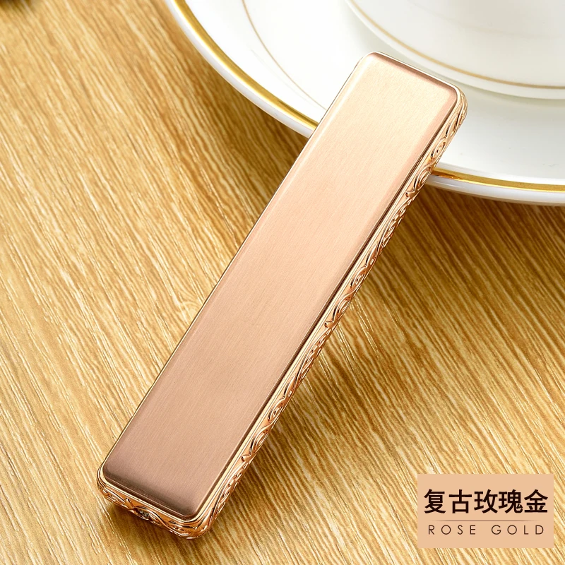 Портативная мини безопасная USB перезаряжаемая электронная сигарета зажигалка