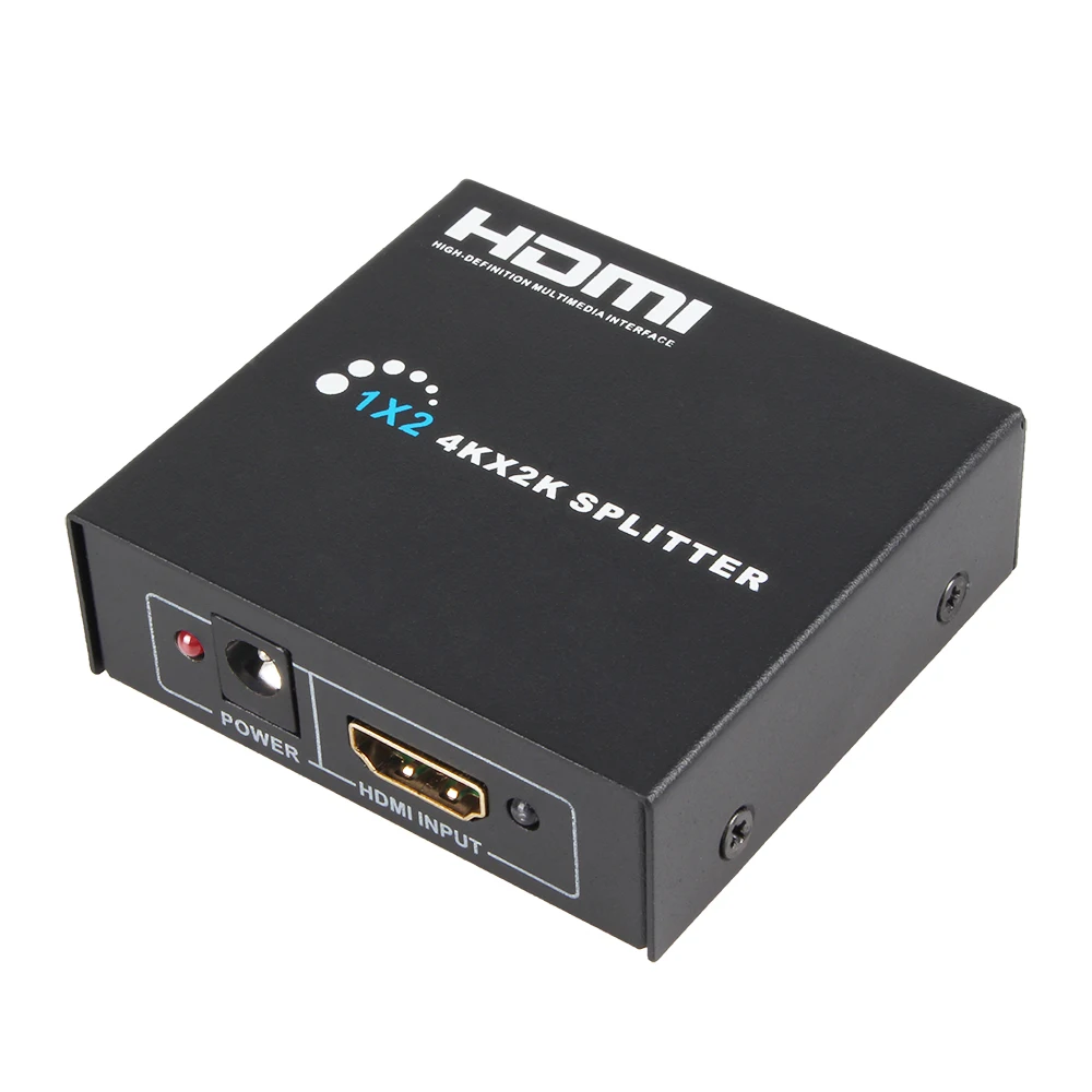 HDMI сплиттер 1X2 Full HD 3D видео сплит 1 в 2 выход усилитель двойной дисплей для HDTV DVD PS3
