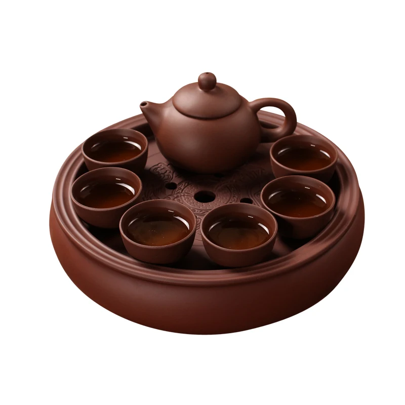 Китайский чайный набор из 8 предметов искусственный чай и улун l горшок глины