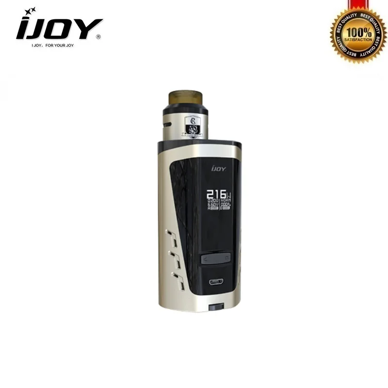 Оригинал IJOY CAPO 216 SRDA Kit 216W Squonk Box Mod с Comba Srda Vape Tank катушка 0 13 Ом питание от