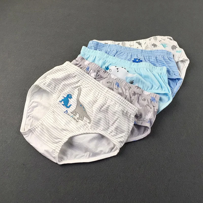 5 шт./лот Детское хлопковое нижнее белье Шорты для мальчиков Детские трусы Трусы