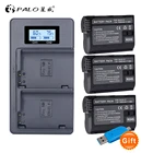 Зарядное устройство 2500 мА  ч EN-EL15 EN EL15 ENEL15 для камеры Nikon D7000 D7100 D800 D800E D600 D610 D810 D500 D7200 V1, 3 шт.