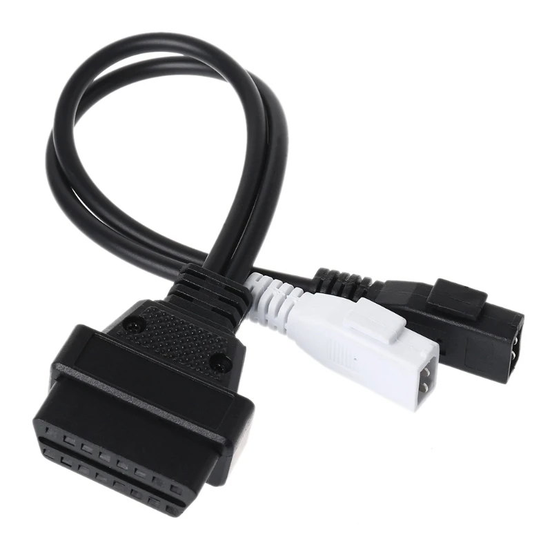 2X2 16 Pin Женский OBD2 диагностический разъем Адаптер VAG кабель для VW AudiT Skod|Кабели и