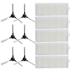 10 боковых щетки + 10 фильтров HEPA для Proscenic 811 GB911SE, аксессуары для уборочной машины, замена пластикового очистителя