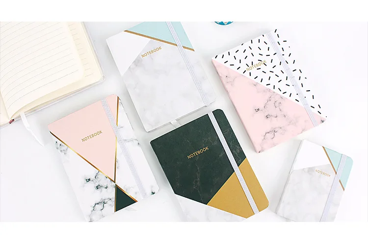 Новинка маленький розовый золотой мраморный роскошный блокнот Filofax карманный планировщик вставки разделители A6 стационарный пуля журнал поставок