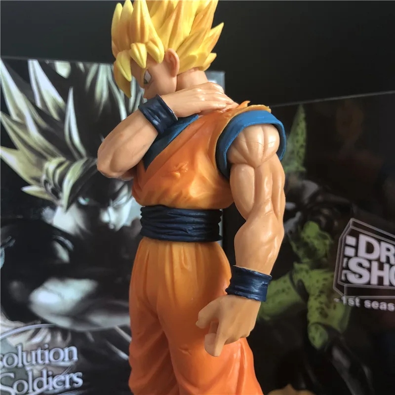 Dragon Ball Z Goku Супер SaiYan Пробуждение Гохан отец мужские шорты Вегета ПВХ Аниме Фигурка DBZ Коллекция Модель 23 см