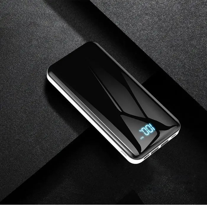 30000 mAh Мощность банк Портативный внешний Батарея USB Выход цифровой Дисплей Быстрая зарядка Мощность банка для Xiaomi Mi iPhone X Примечание 8
