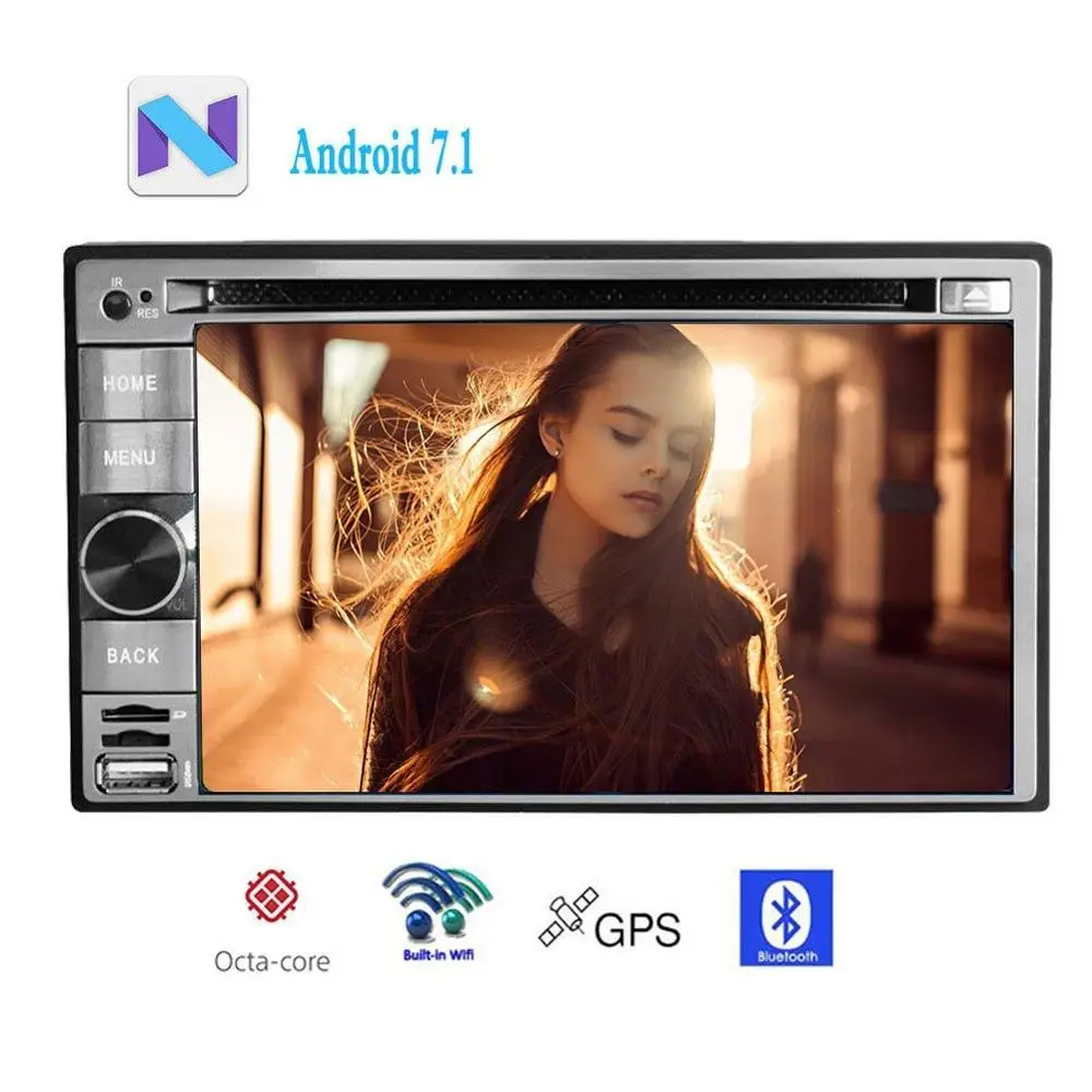 Android 7 1 Wifi Bluetooth GPS модуль 1080P видео Автомобильный DVD Плеер FM/AM радио приемник с