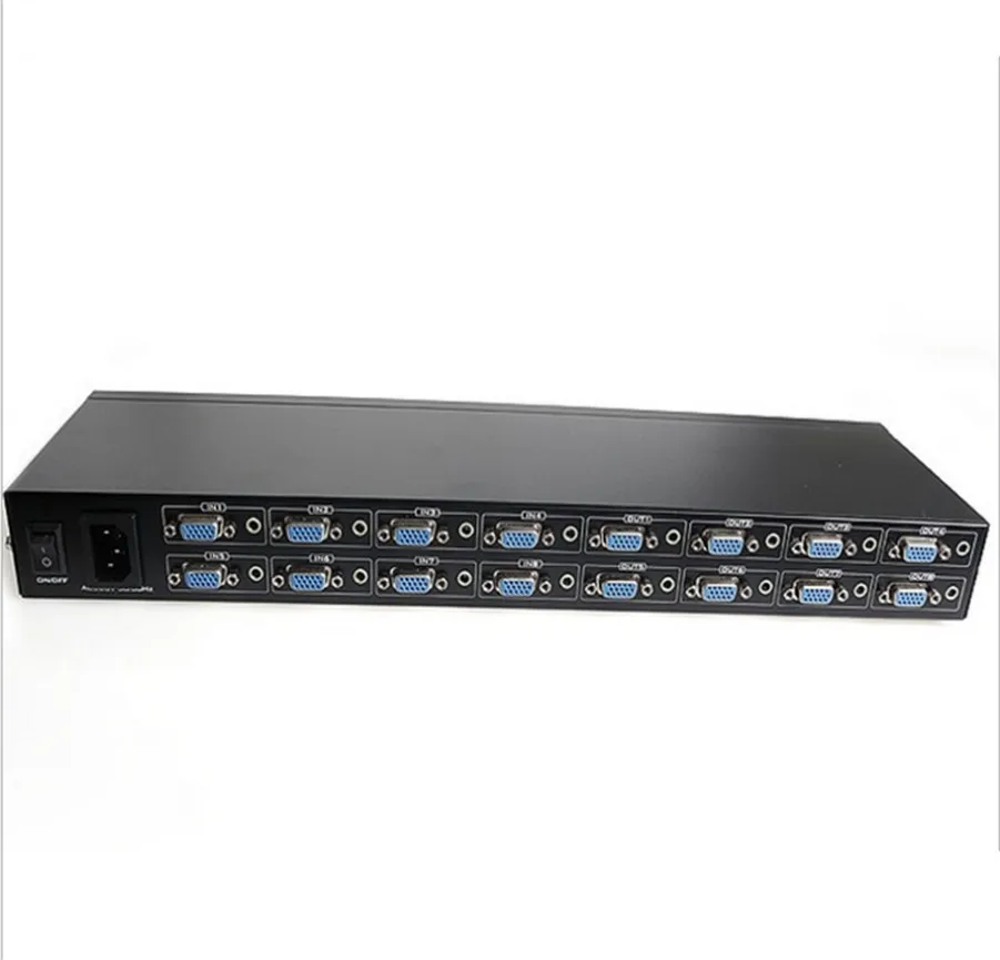 Горячая MT VIKI VT818 8x8 Профессиональный VGA/аудио Матрица Swicher 8 в переключатель стойки