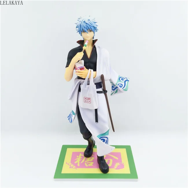 Новый гинтама Серебряная душа Аниме фигурки Sakata Gintoki сладости версия модели ПВХ