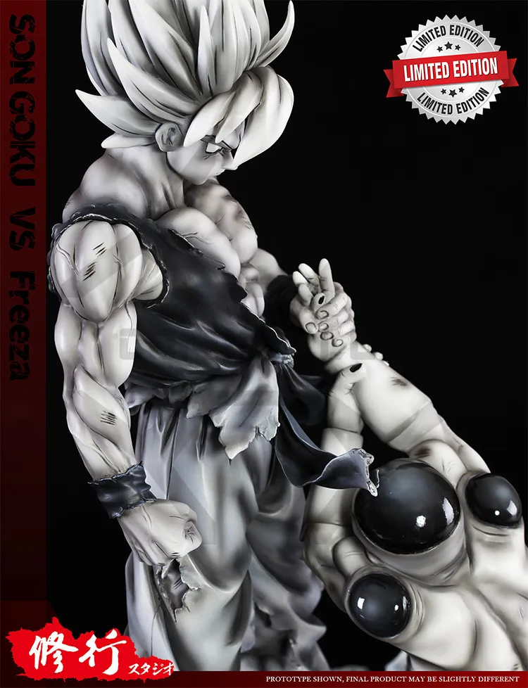 Комический клуб dragon ball z Супер Саян Гоку vs Frieza gk смола статуя комический цвет фигурка для коллекции