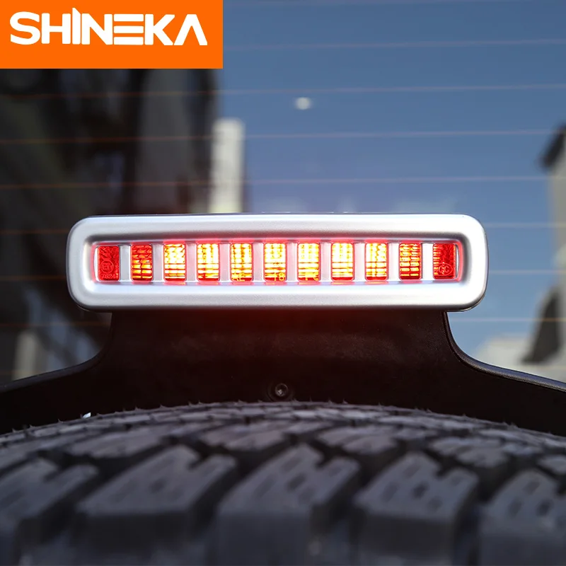 SHINEKA колпачки ламп ABS автомобильные дополнительные наклейки на стоп сигналы