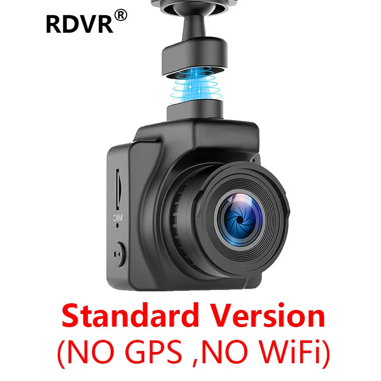 RDVR записывающая камера с магнитной панелью 1," Мини DVR Автомобильная камера Full HD 1080P широкоугольный видеорегистратор, g-сенсор, циклическая запись, WDR - Название цвета: Without (WiFi GPS)