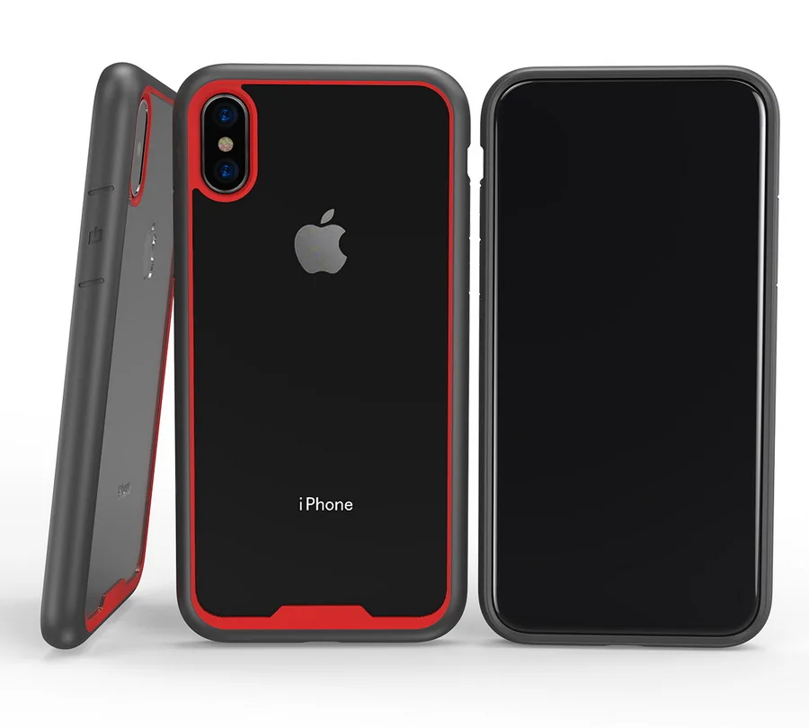 Чехол LANCASE для iPhone X Гибридный Прочный противоударный армированный чехол тонкий