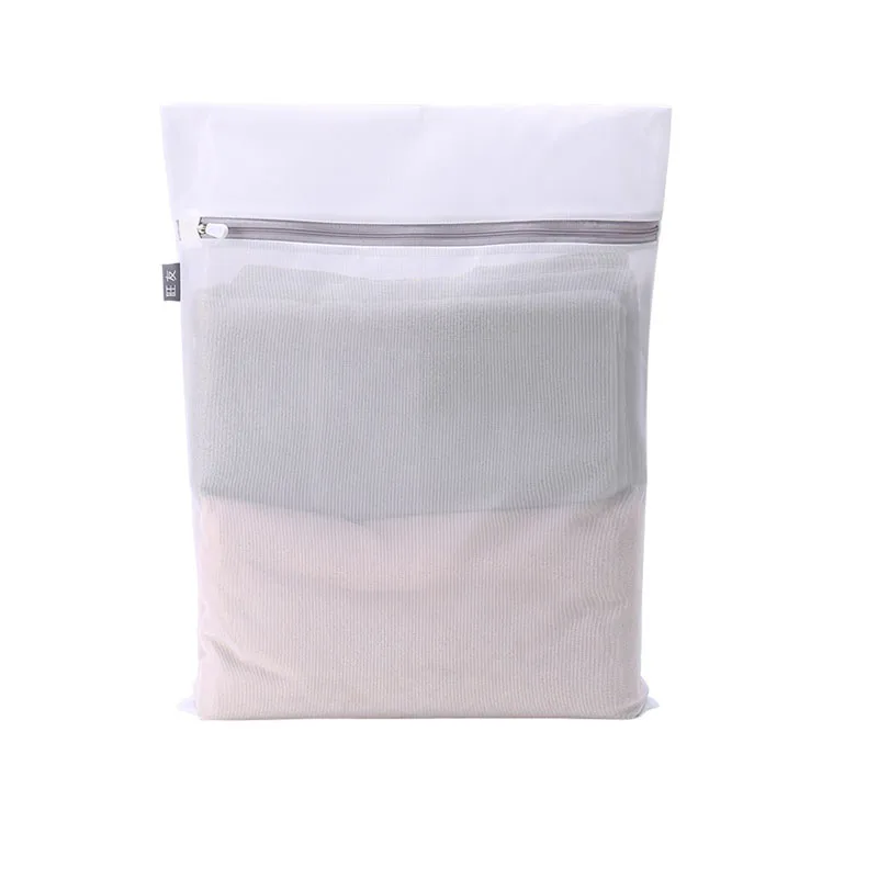 White Laundry Bag XZJJA полиэфирная моющая сумка на молнии сетчатая корзина для нижнего белья грязная одежда нижнее белье протектор сетчатый чехол органайзеры для стиральных машин - Цвет: White Laundry Bag