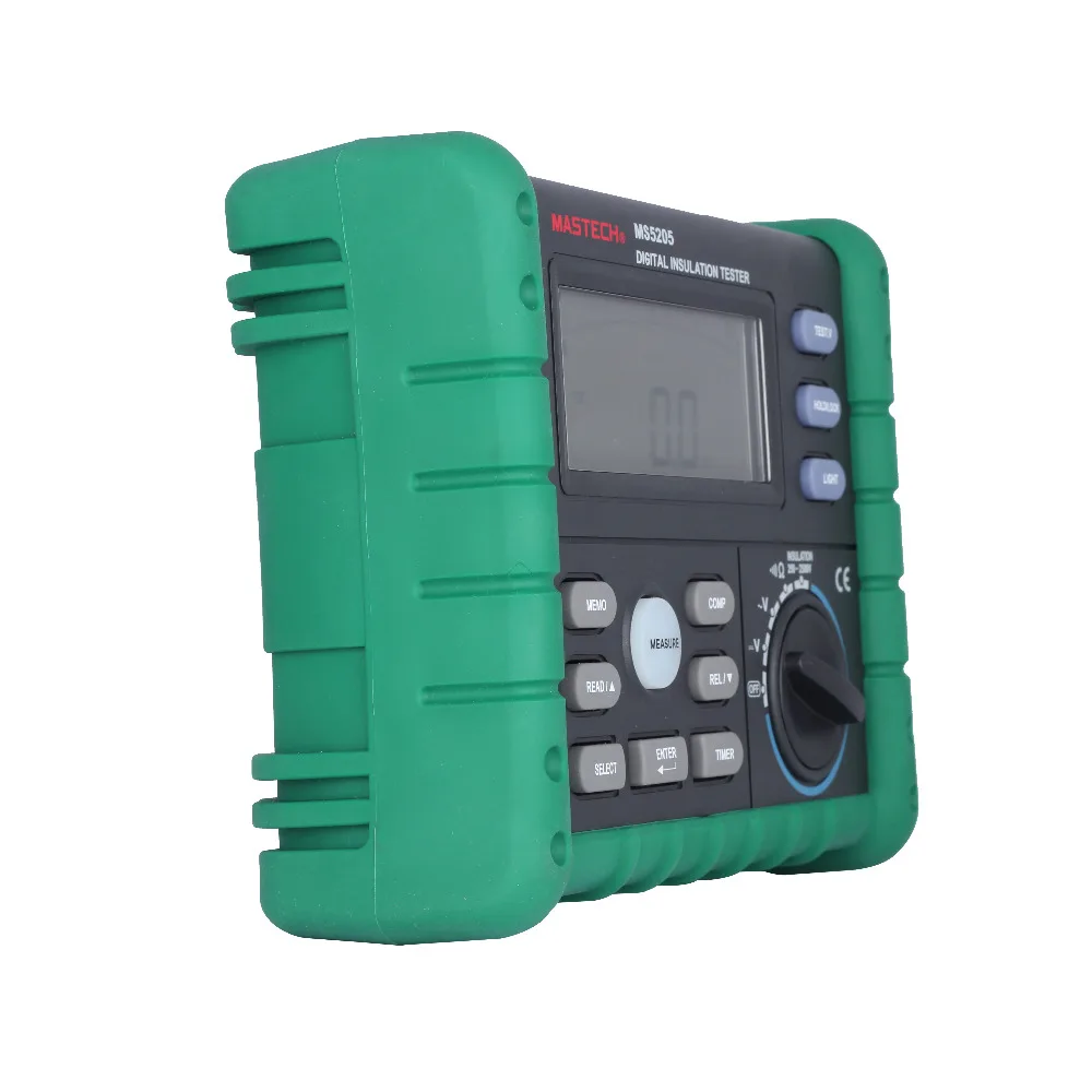 MASTECH MS5205 цифровой тестер изоляции измеритель сопротивления мультиметр|meter