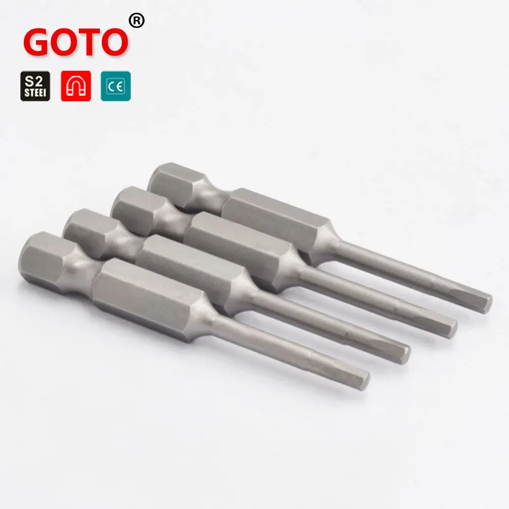 GOTO 10 шт 1/4 дюйма шестигранный хвостовик Шестигранная головка отвертка Биты