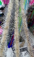 feather decoration1pclot luxury khaki black white ostrich boa marabou feather boa dance costume burlesque high quality